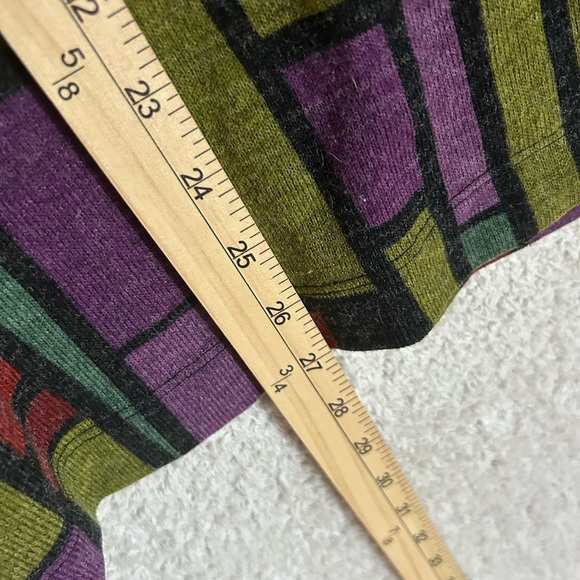 ALI MILES jacket blazer swing 3/4 sleeve geometric print lagenlook X-Large. - Picture 7 of 8